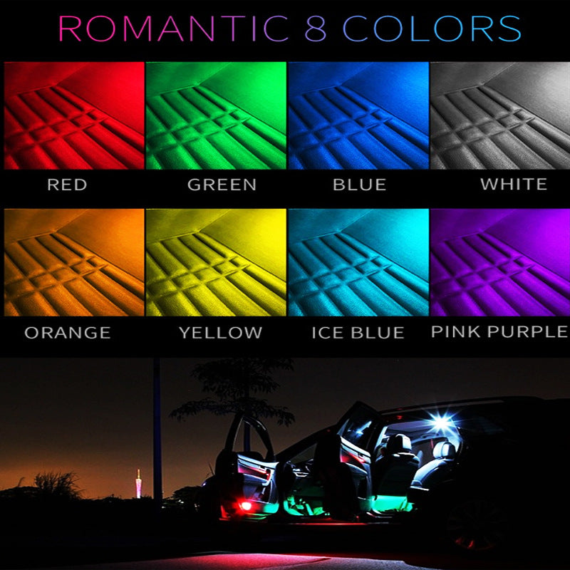 LED Footwell Lights – Ambient Glow for Cars